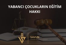 Yabancı çocukların eğitim hakkı