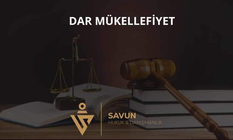 Dar Mükellefiyet ve Türkiye'de Elde Edilen Kazanç 1 Dar mükellefiyet ve Türkiye'de elde edilen kazanç