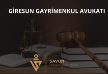 Giresun gayrimenkul avukatı