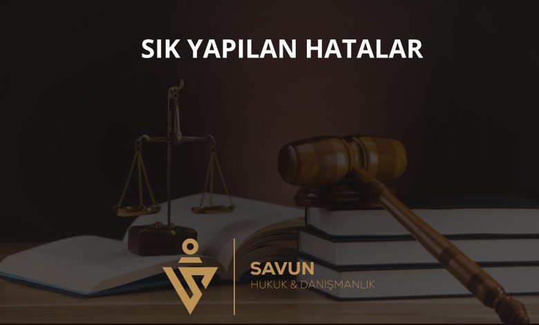 İnfaz Hukukunda Sık Yapılan Hatalar 1 İnfaz hukukunda sık yapılan hatalar