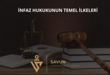 İnfaz hukukunun temel ilkeleri
