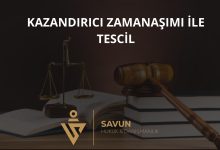 Kazandırıcı zamanaşımı ile tescil