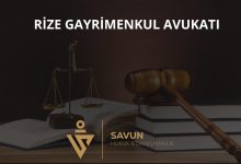 Rize gayrimenkul avukatı