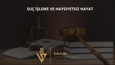 Suç İşleme ve Haysiyetsiz Hayat