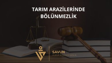 Tarım Arazilerinin Devri ve Bölünmezlik 4 Tarım arazilerinin devri ve bölünmezlik