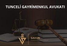 Tunceli gayrimenkul avukatı