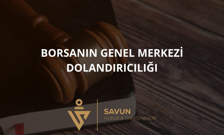 Borsanin Genel Merkezi Telegram Kanali Dolandiriciligi | Savun Hukuk Danışmanlık