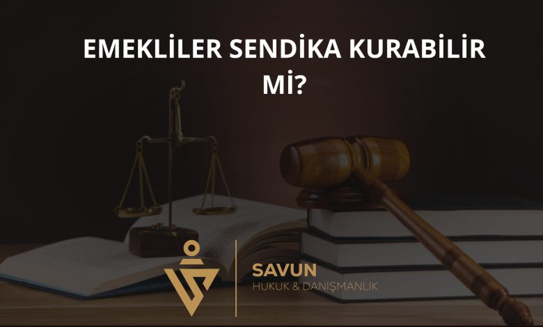 Emekliler Sendika Kurabilir mi? – AYM 2022/29411 1 Emekliler Sendika Kurabilir mi? – AYM 2022/29411