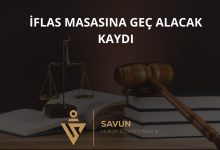 İflas Masasına Geç Alacak Kaydı – Yargıtay 6. HD 2025/4181