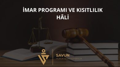 İmar Programı ve Kısıtlılık Hâli