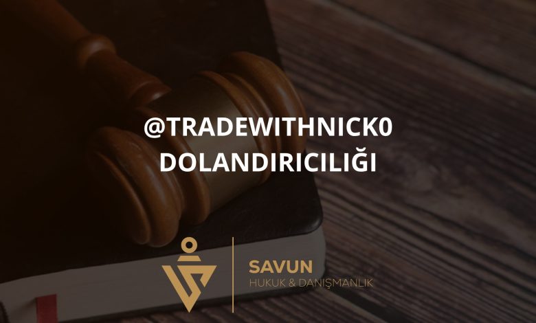 @TRADEWITHNICK0 DOLANDIRICILIĞI