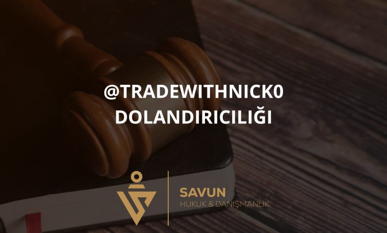 @TRADEWITHNICK0 DOLANDIRICILIĞI