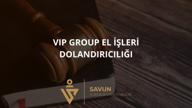 Vip Group El İşleri Görev Dolandırıcılığı