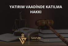 Yatırım Vaadinde Katılma Hakkı – Yargıtay 11. CD 2026/849