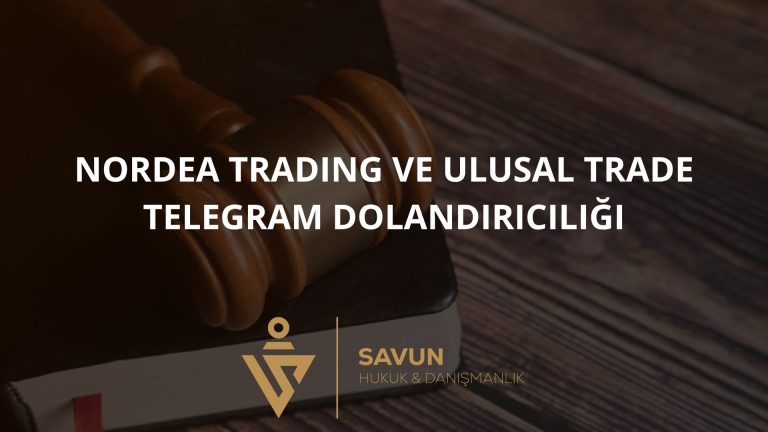 Nordea Trading, Novaline Trading ve Ulusal Trade Telegram Yatırım Dolandırıcılığı