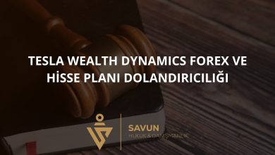 Tesla Wealth Dynamics Forex ve Hisse Plani Dolandiriciligi | Savun Hukuk Danışmanlık