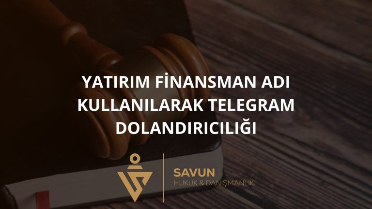 Yatırım Finansman Adı Kullanılarak (yatirimfinansmanmenkul.pro) Telegram ve Sahte Giriş Sayfası Dolandırıcılığı