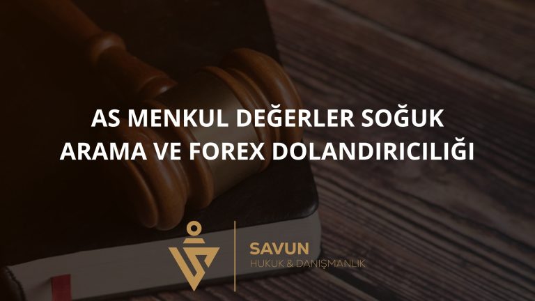 As Menkul Değerler Soğuk Arama ve Forex Dolandırıcılığı