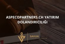 aspecopartners.ch Yatirim Dolandiriciligi | Savun Hukuk Danışmanlık