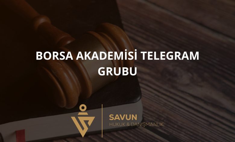 Borsa Akademisi Telegram Grubu Dolandırıcılığı