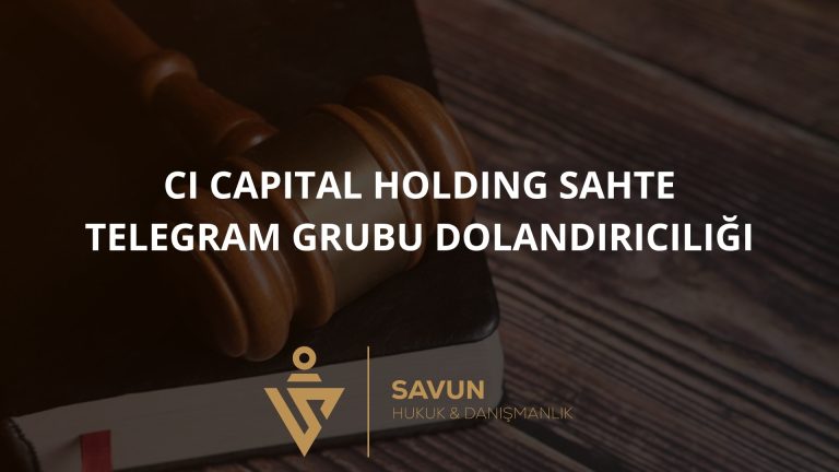 CI CAPITAL HOLDING Sahte Telegram Grubu Dolandırıcılığı