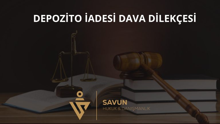 Depozito İadesi Davası Dilekçesi Örneği