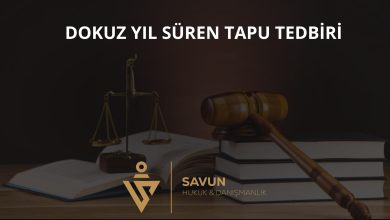 Dokuz Yıl Süren Tapu Tedbiri – AYM 2021/20601 5 Dokuz Yıl Süren Tapu Tedbiri – AYM 2021/20601