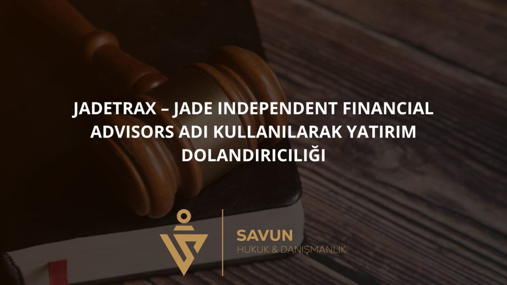 JadeTrax Scam: Cloned UK Financial Advisers' Identity