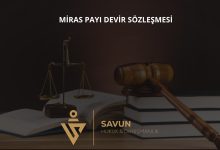 Miras Payının Devri Sözleşmesi Örneği