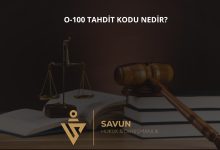 O-100 Tahdit Kodu Nedir