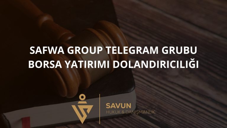 Safwa Group Telegram Grubu Borsa Yatırımı Dolandırıcılığı