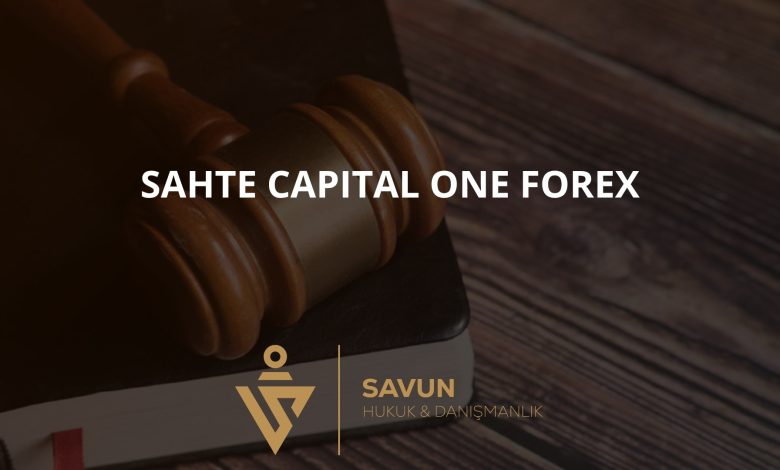 Sahte Capital One Forex Dolandırıcılığı