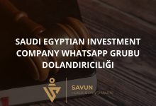 Saudi Egyptian Investment Company WhatsApp Grubu Dolandırıcılığı