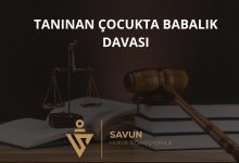 Tanınan çocukta babalık davası emsal kararı