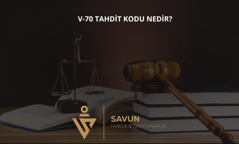 V-70 Tahdit Kodu Nedir? Anlaşmalı Evlilik Şüphesi (6458 s.K. m.37) 9 V-70 Tahdit Kodu Nedir