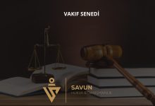 Vakıf Senedi Örneği